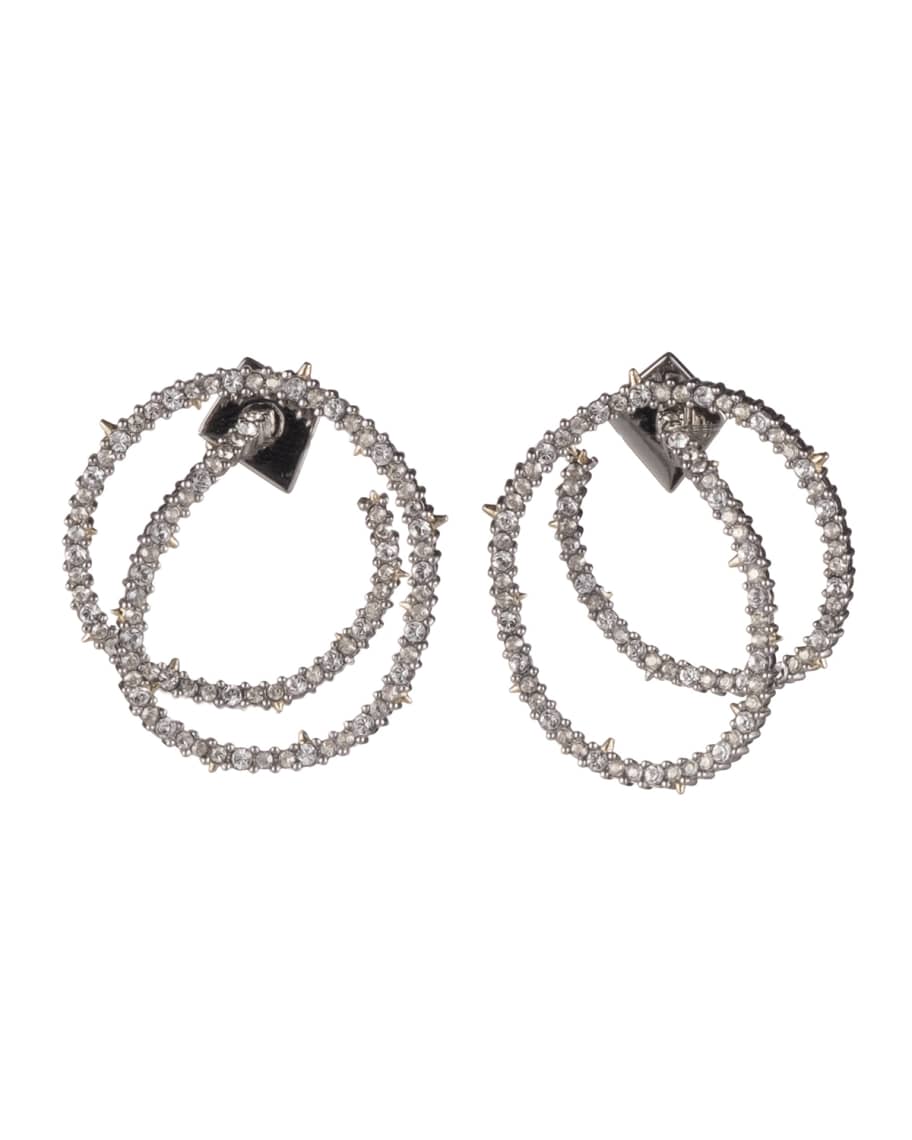 Alexis bittar crystal encrusted earrings cheap