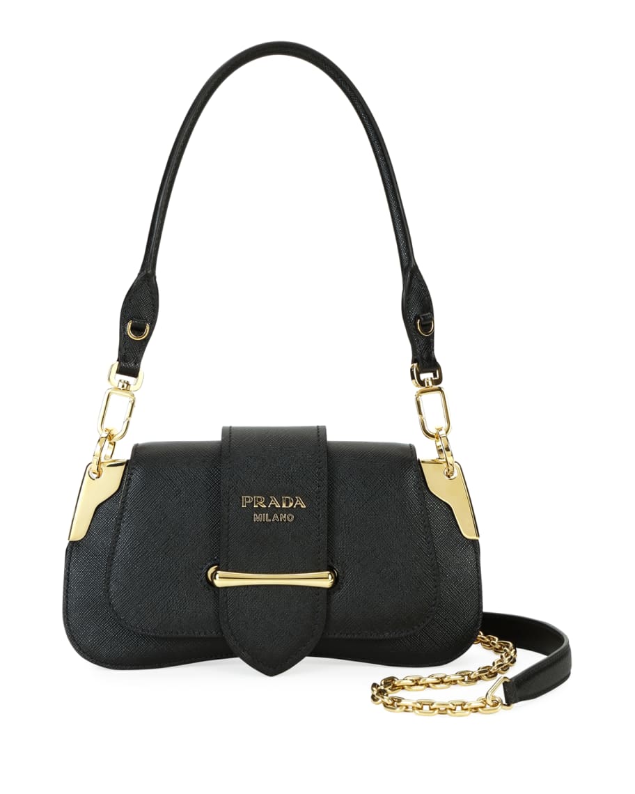 PRADA Sidonie Mini Crossbody Bag in Black