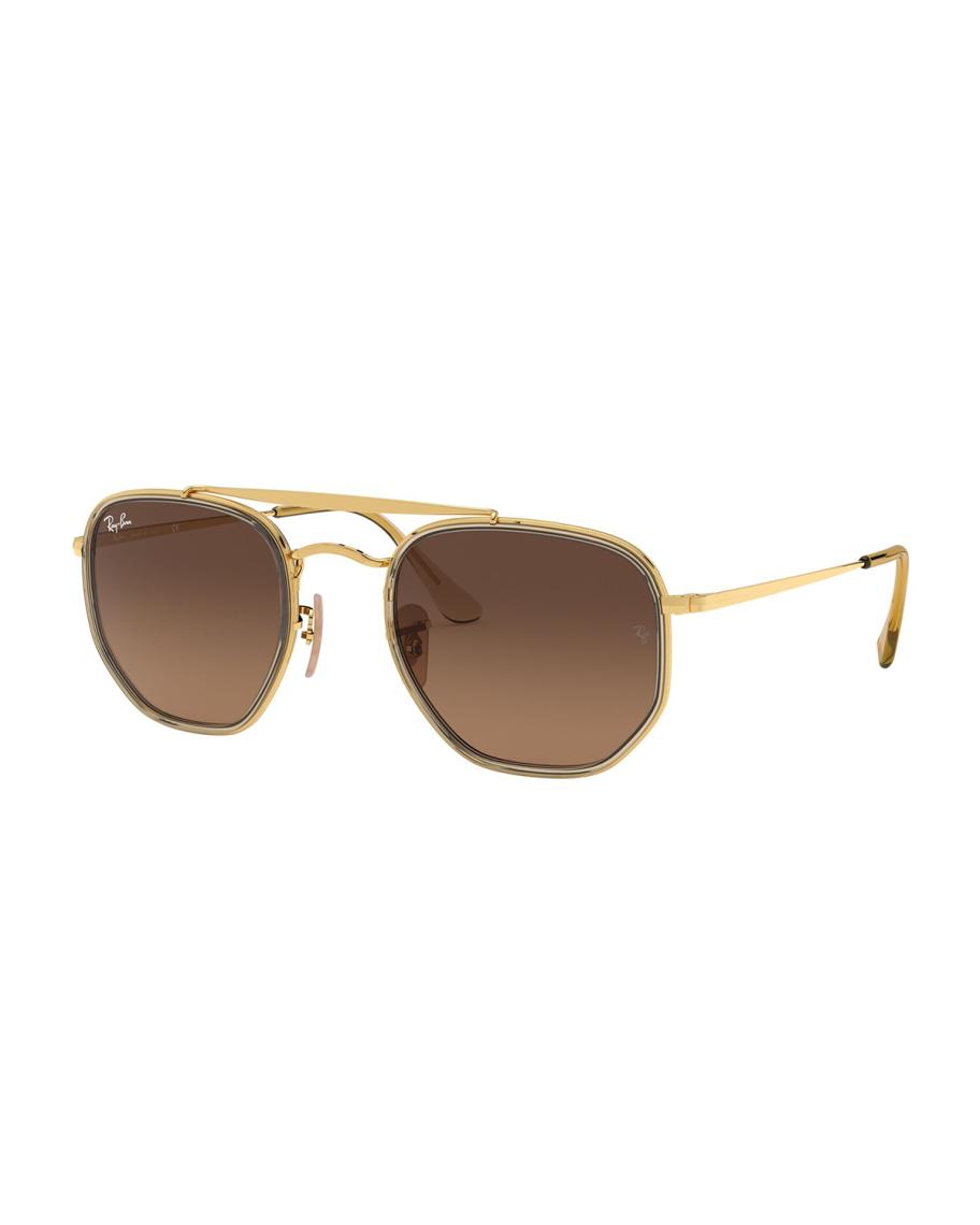 Ray-Ban Rectangle Steel Monochromatic Sunglasses | Neiman Marcus