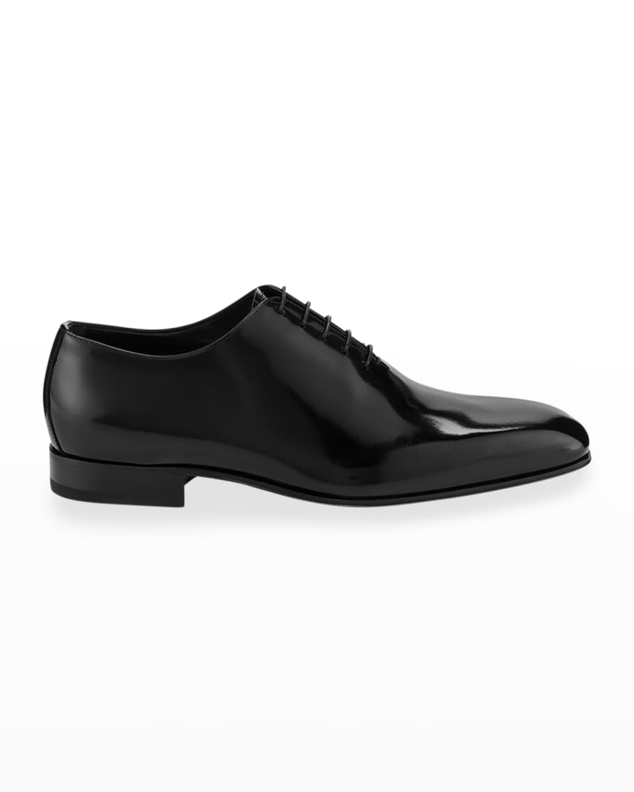 ZEGNA Men's Monte Carlo Whole-Cut Spazzolato Leather Oxford Shoes ...