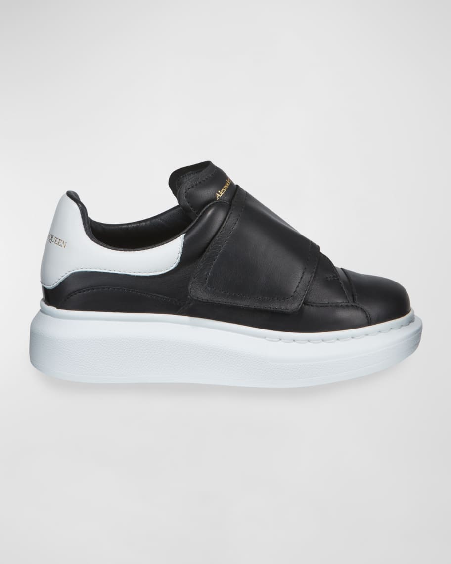 Alexander McQueen Boy's Oversized GripStrap Leather Sneakers, Toddler