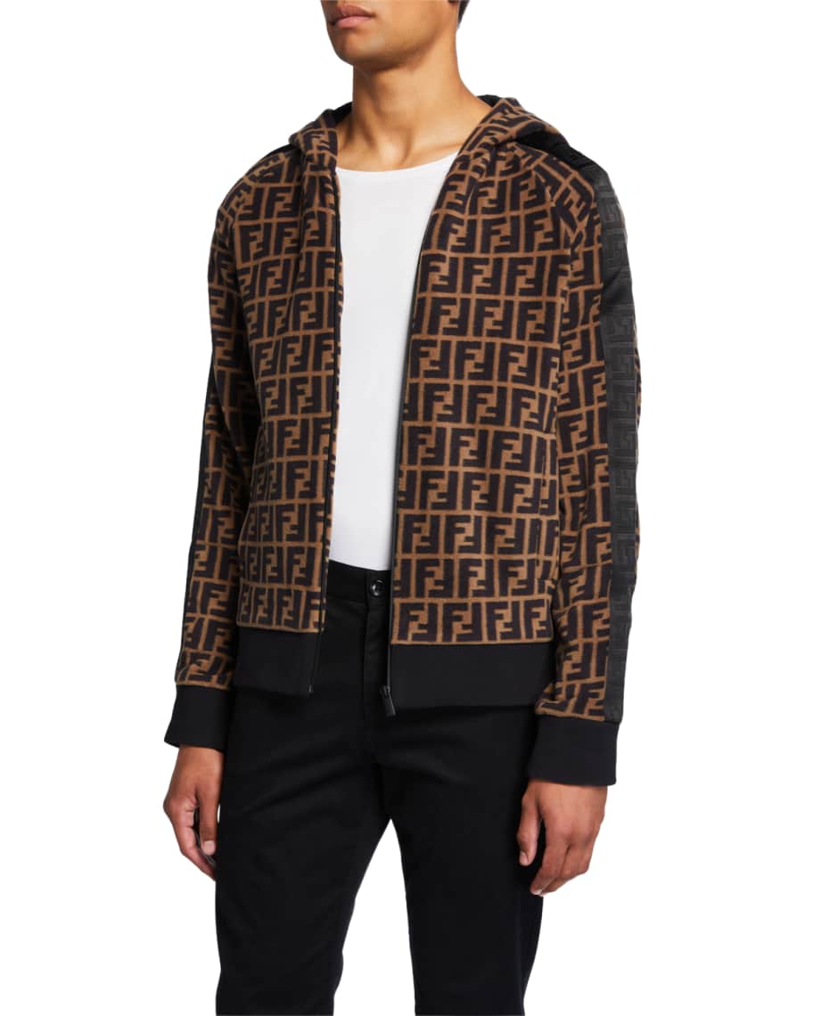 Fendi sweatshirt zip hot sale