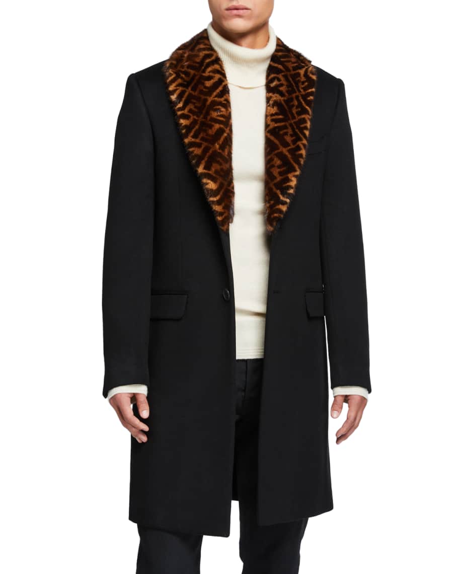 Fendi mens fur jacket hot sale