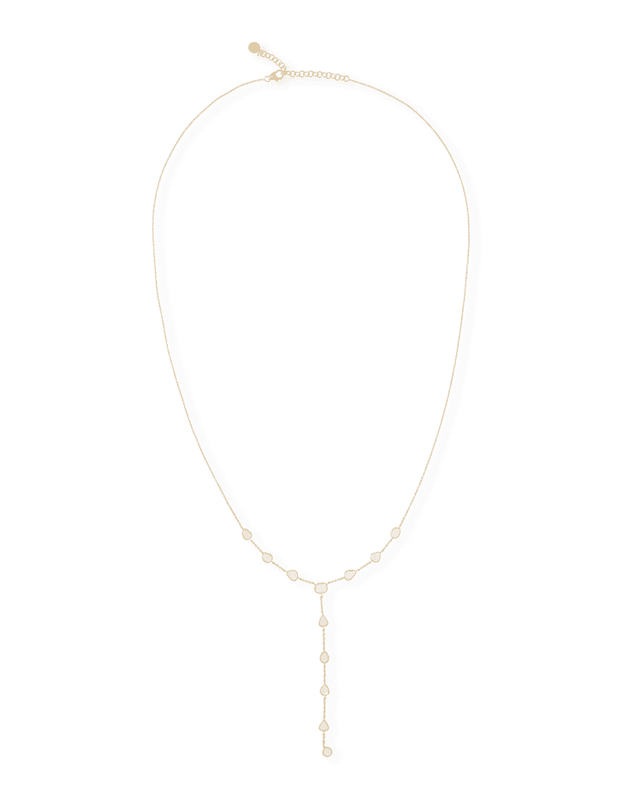 Legend Amrapali Polki Diamond Slice Linear Pendant Necklace