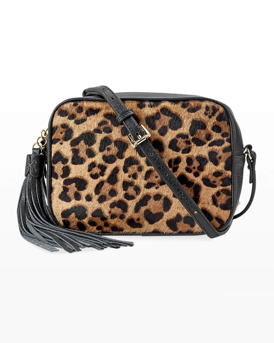 Gigi New York Madison Leopard Hair Crossbody Bag | Neiman Marcus