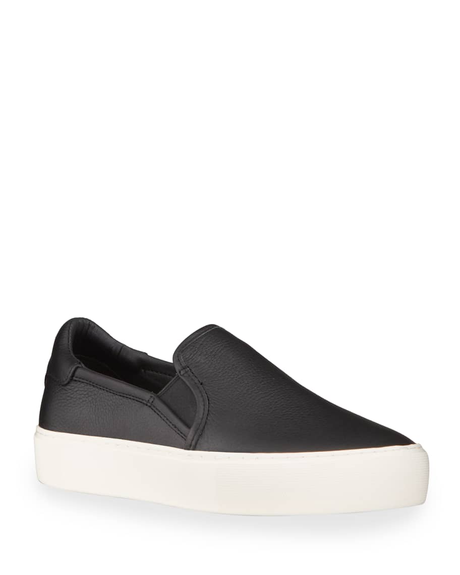 UGG Jass Suede Platform Sneakers, Black | Neiman Marcus