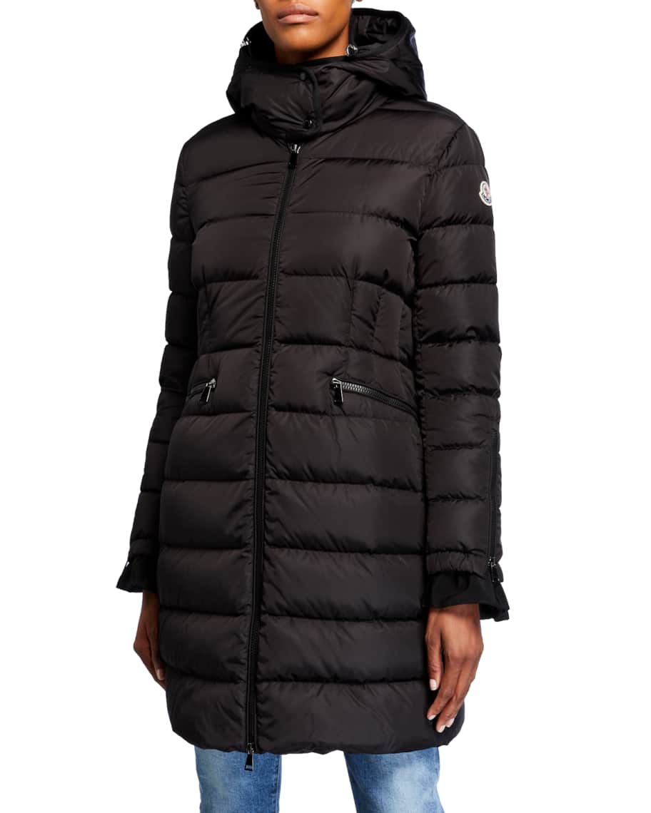 Moncler Betulong A-Line Puffer Jacket | Neiman Marcus