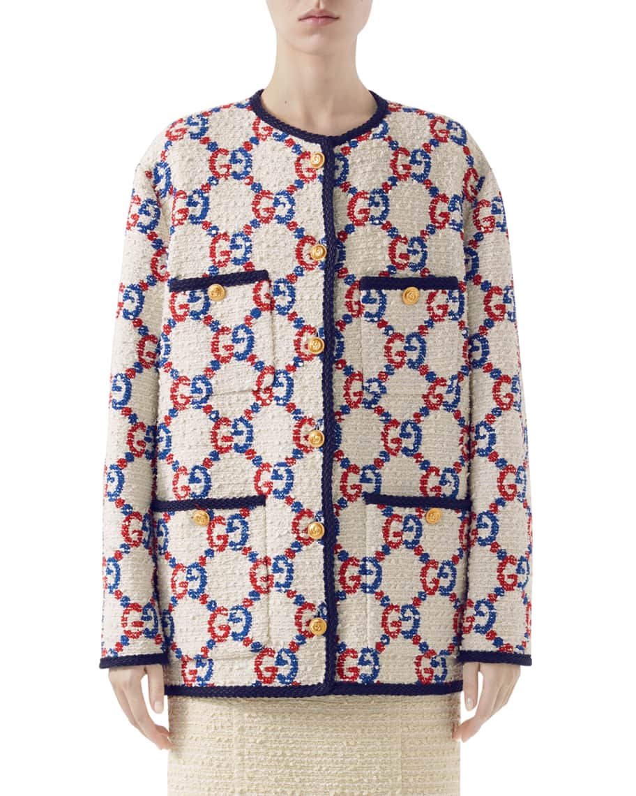Gucci gg tweed jacket Clearance
