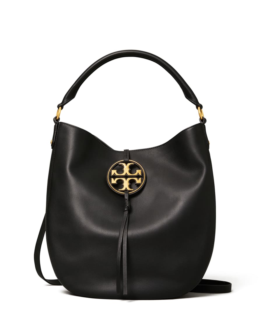 Black Farfetch Women Accessories Bags Tote Bags Miller metal-logo Slouchy Hobo bag 