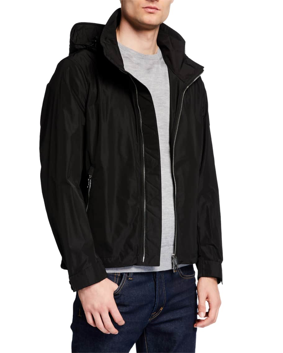 Burberry Men's Hargrave Zip-Front Jacket | Neiman Marcus