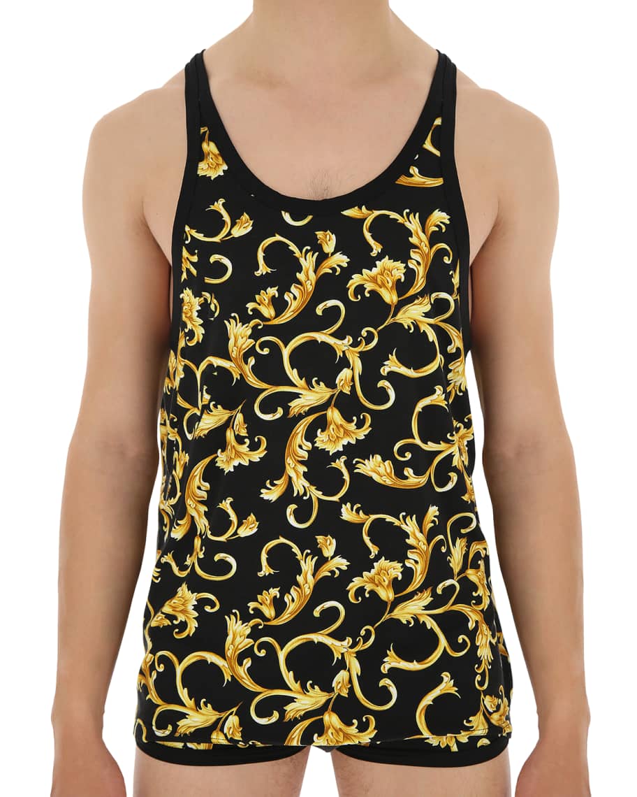 Versace tank top mens sale