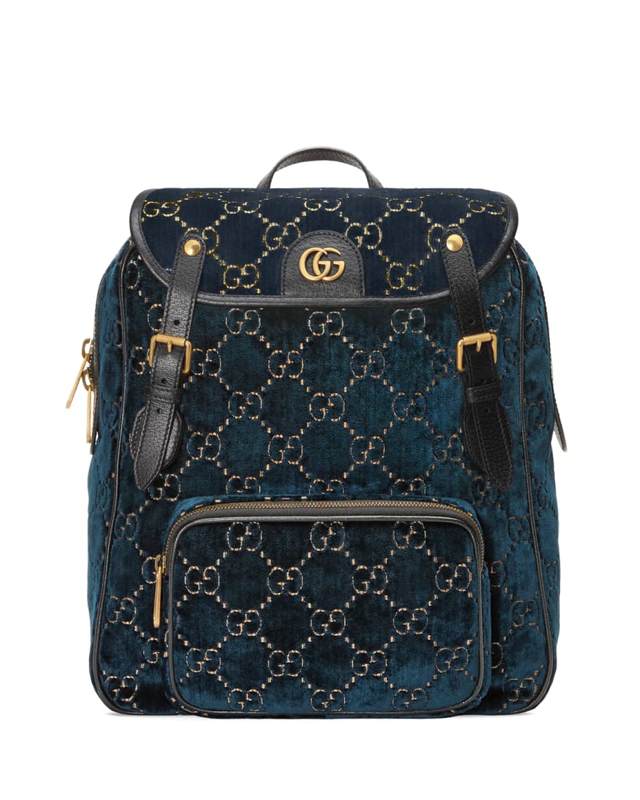 Velvet hot sale gucci backpack