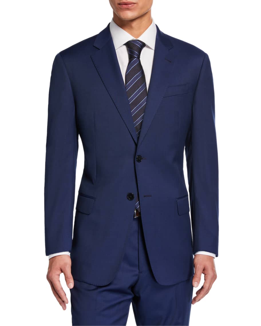 Emporio Armani Men's G-Line Virgin Wool Two-Piece Suit | Neiman Marcus