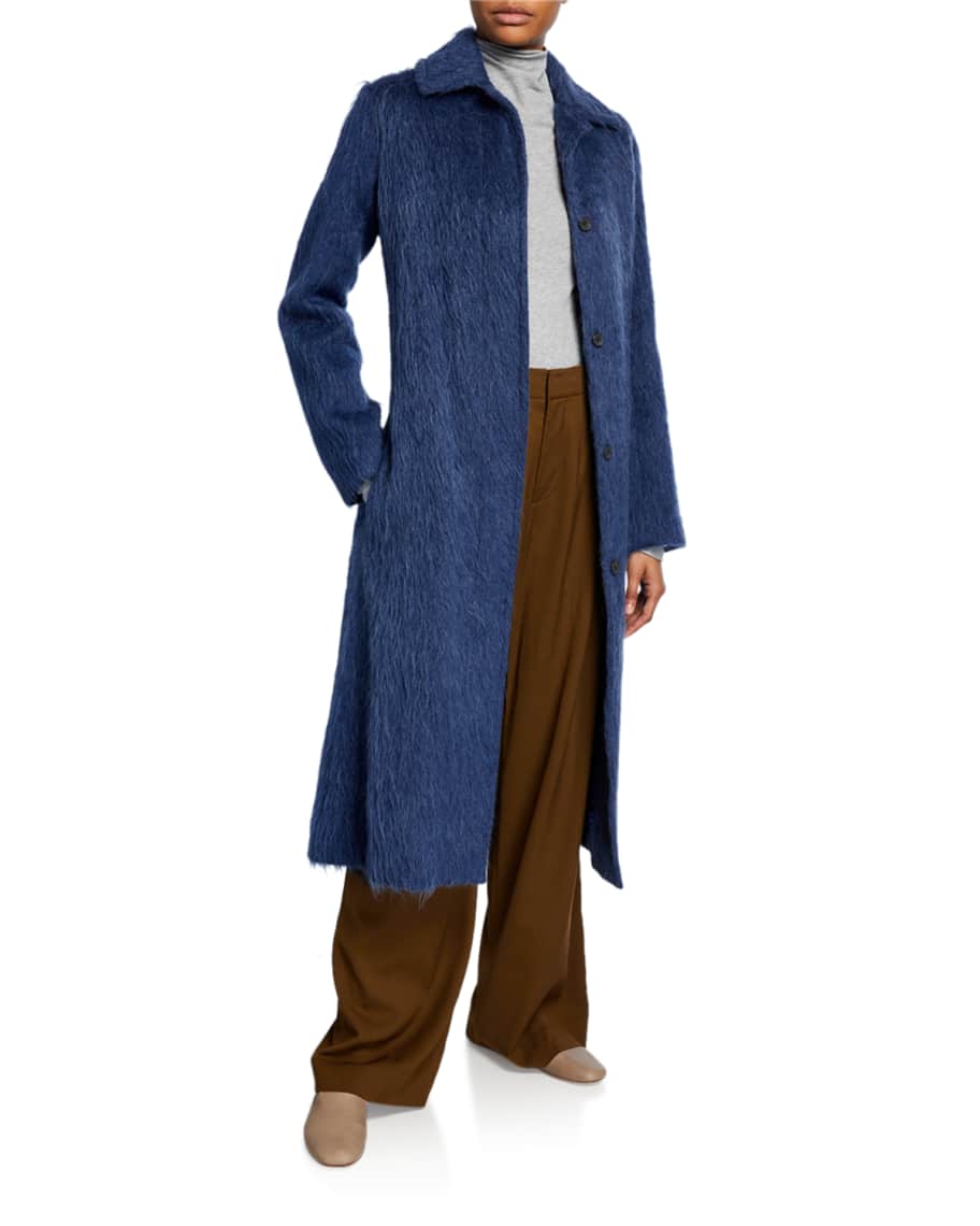 Vince belted slim shop coat
