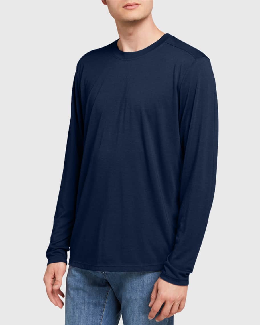 Fisher + Baker Men's Everyday Long-Sleeve T-Shirt | Neiman Marcus