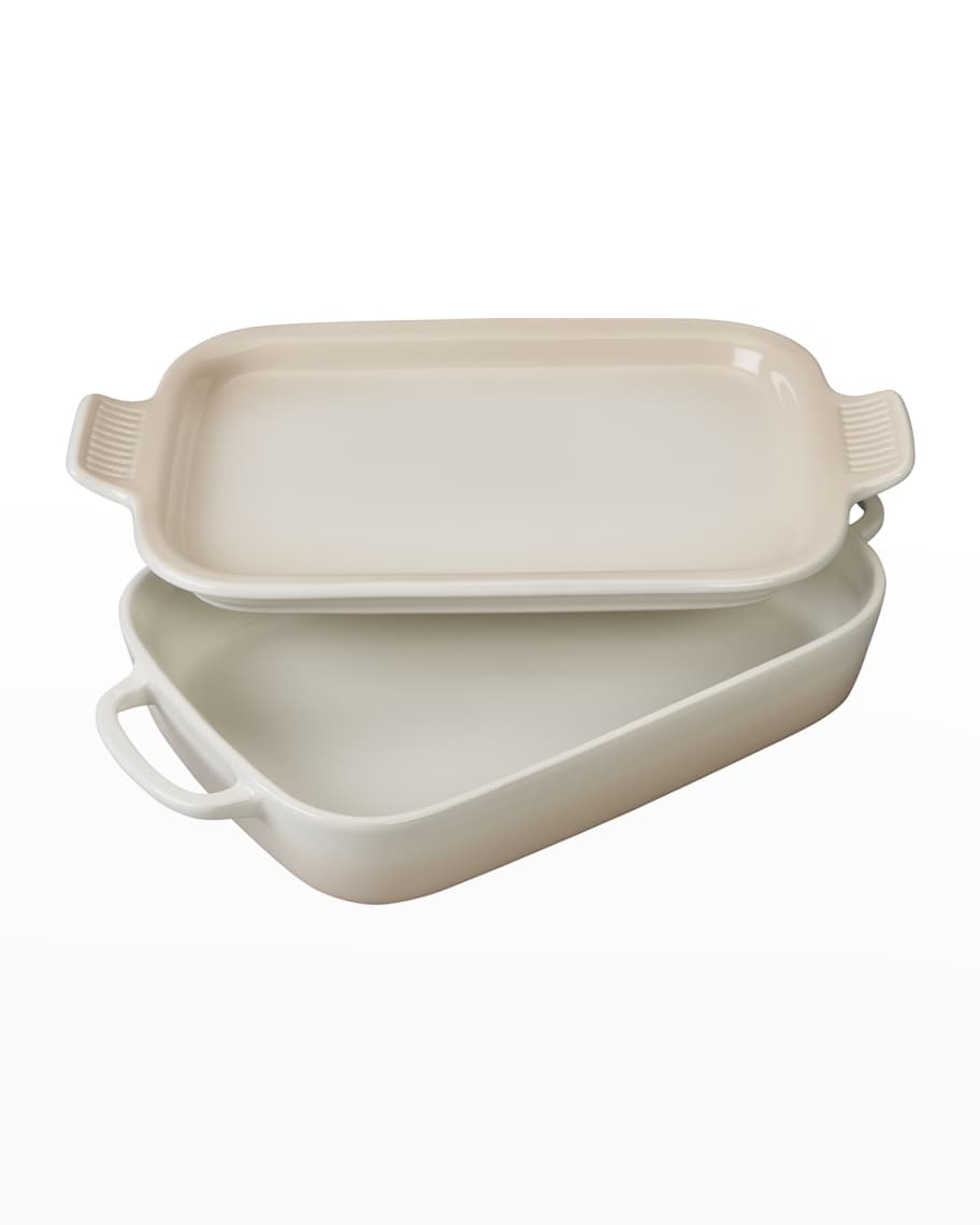 Le Creuset Rectangular Dish with Platter Lid