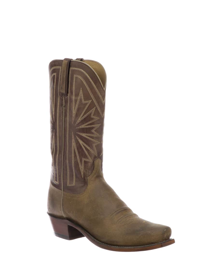 Lucchese Men s Hobbs Sunburst Western Cowboy Boots Made to Order