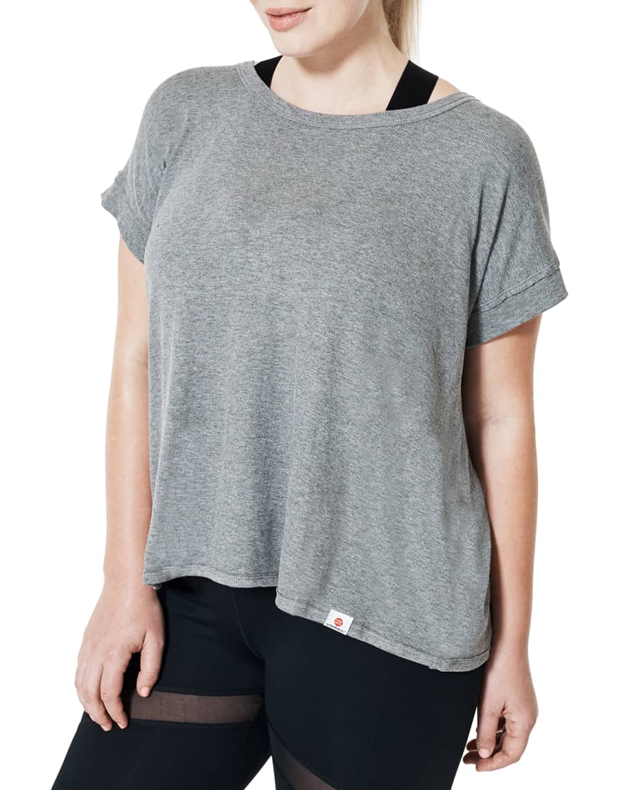 Vimmia Plus Size Curv Serenity Split-Back Tee | Neiman Marcus