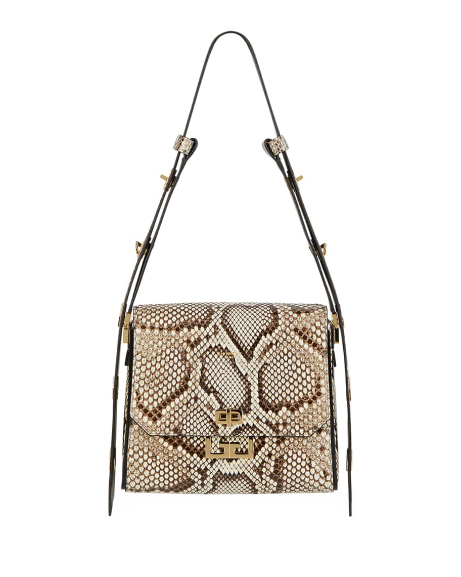 Givenchy Eden Medium Python Shoulder Bag | Neiman Marcus