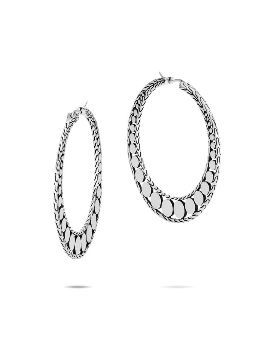 John Hardy Dot Hoop Earrings | Neiman Marcus