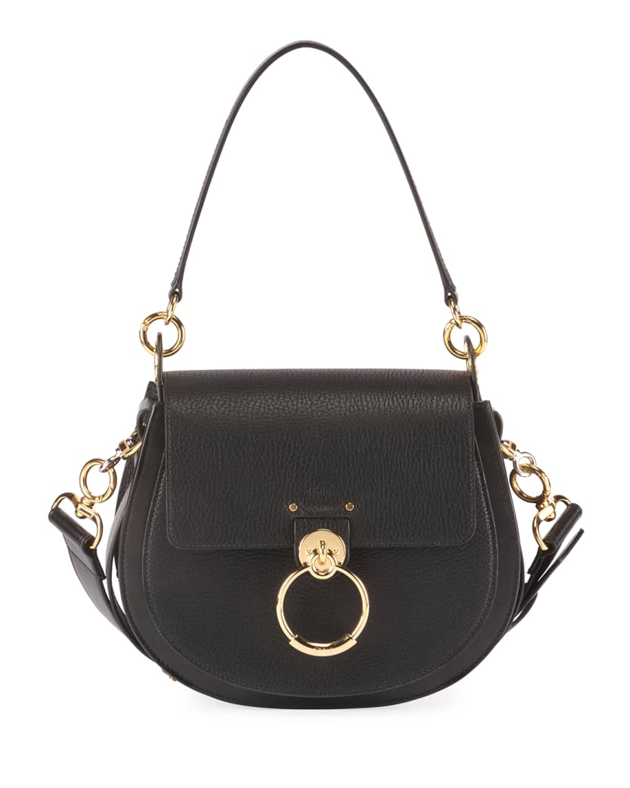 Chloe Tess Small Crossbody Bag, Black