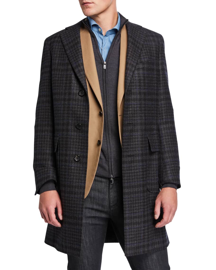 Canali topcoat top