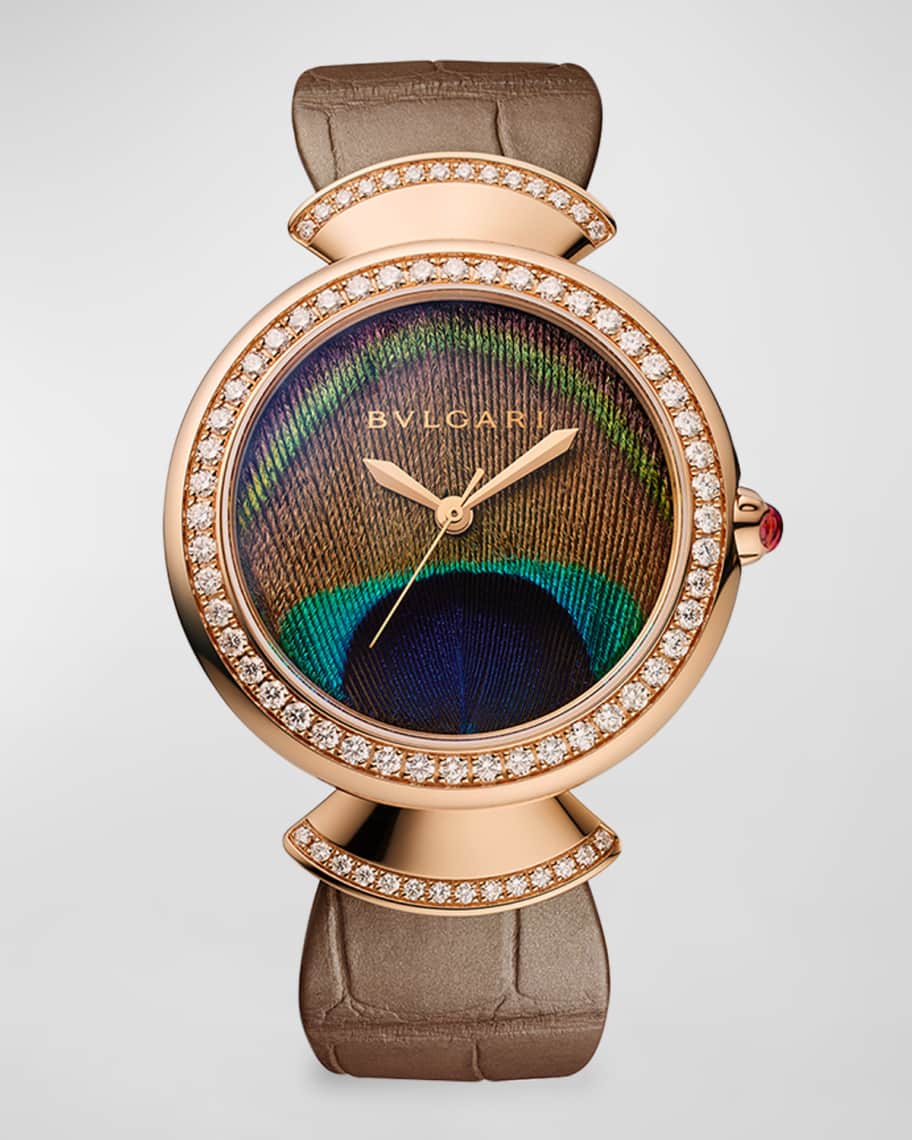 Bulgari peacock watch cheap