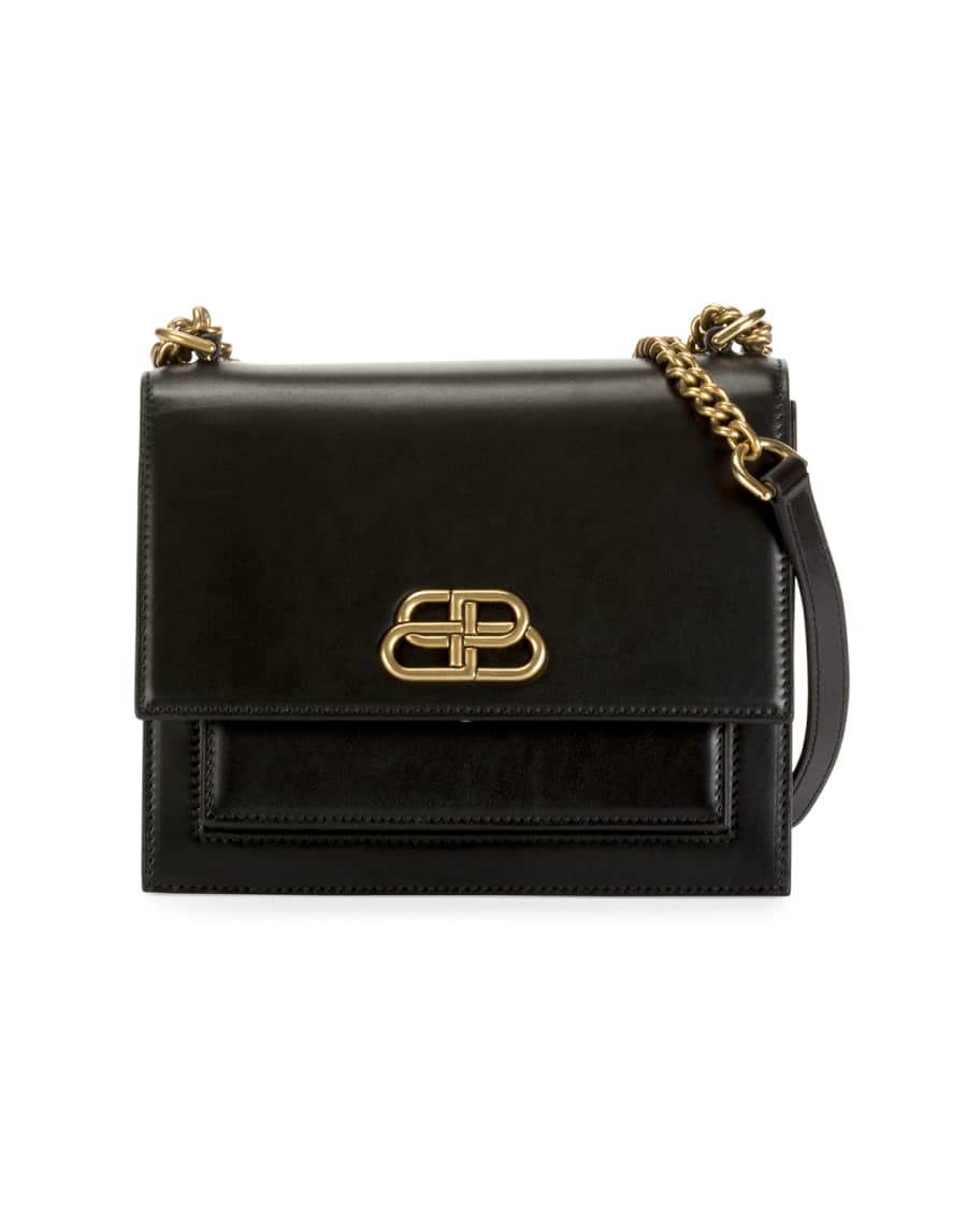 Balenciaga sharp s leather shoulder bag shop