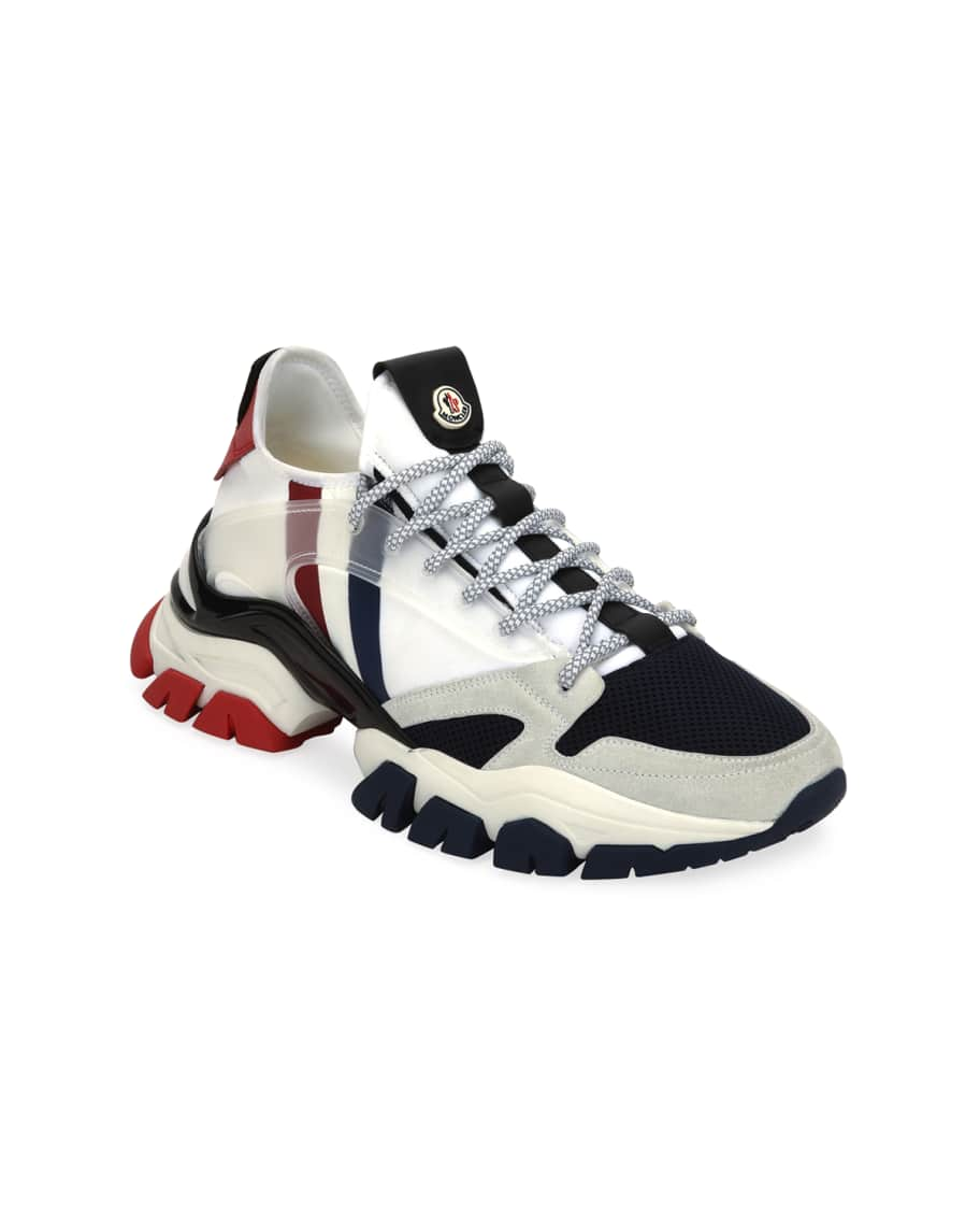 Moncler Men's Trevor Chunky Nylon Trainer Sneakers | Neiman Marcus