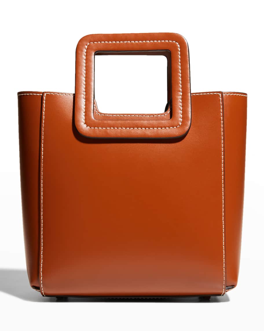 Staud Shirley Mini Leather Tote Bag | Neiman Marcus