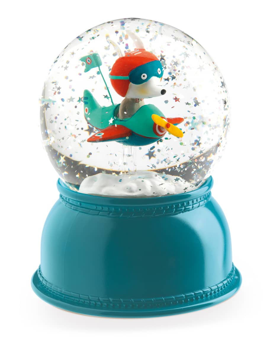 Djeco Airplane Snow Globe Night Light | Neiman Marcus Djeco Airplane Snow Globe Night Light