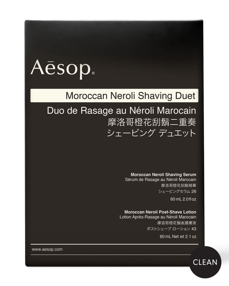 【未使用】Aesop Moroccan Neroli Shaving Duet Aesop Moroccan Neroli Duet Shaving Set | MYER