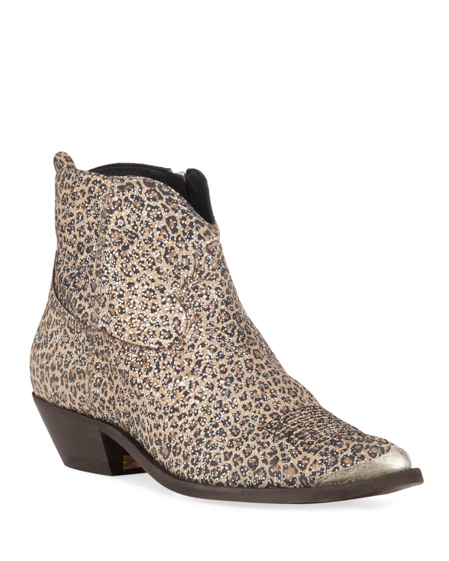Golden goose leopard on sale boots