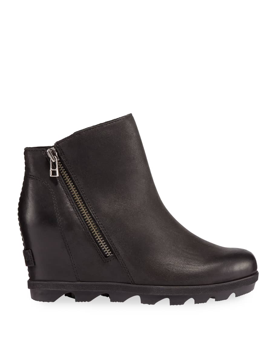 joan of arctic wedge zip boot
