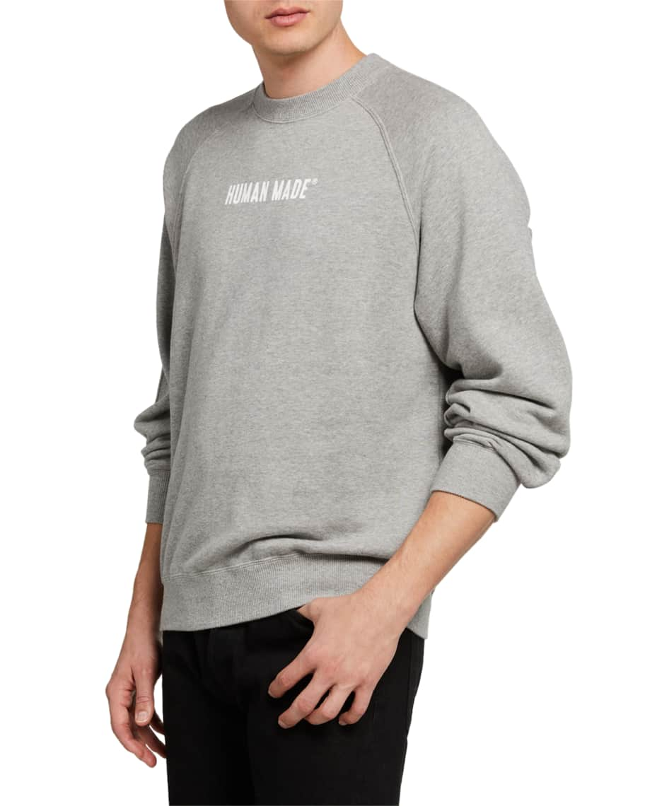 Men's Your Futuristic Typographic Raglan Sweatshirt