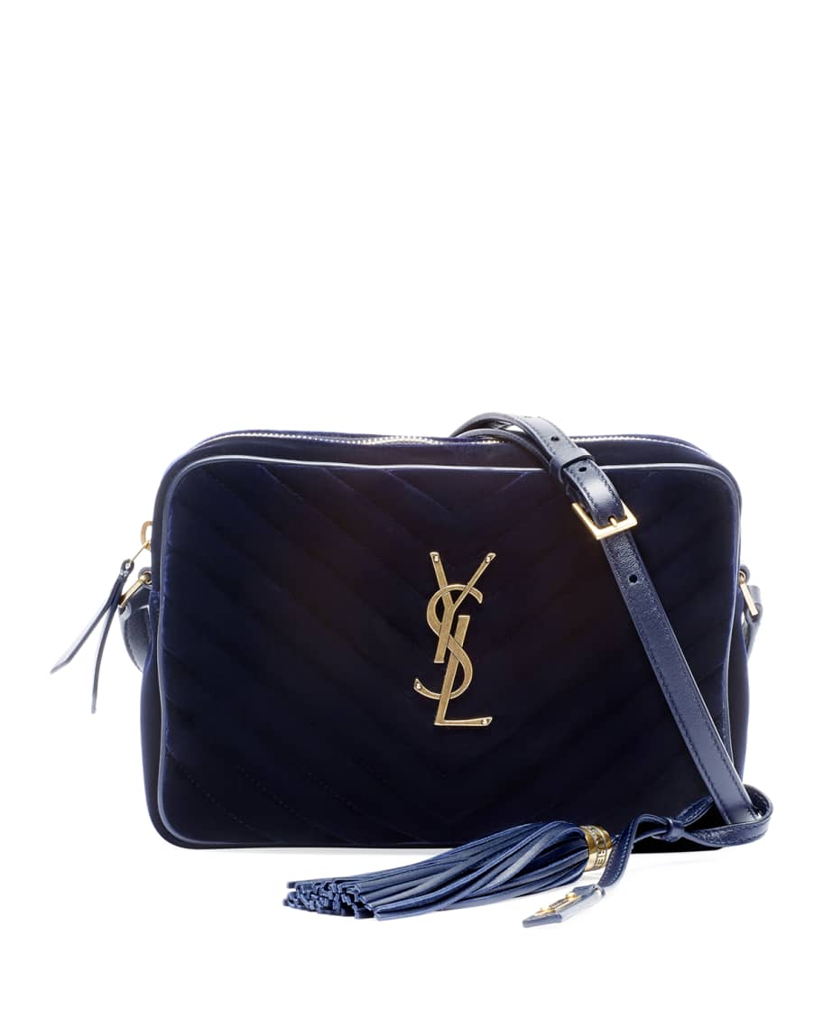 Velvet crossbody bag Yves Saint Laurent Black in Velvet - 31613436