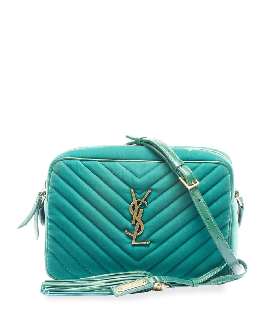 Carolina Herrera Velvet Crossbody Bags