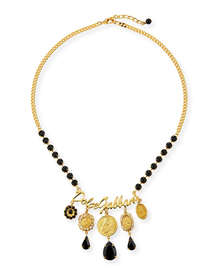 Dolce&Gabbana Crazy for Sicily Charm Necklace | Neiman Marcus