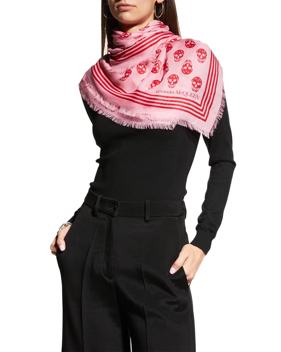 Alexander mcqueen modal scarf sale