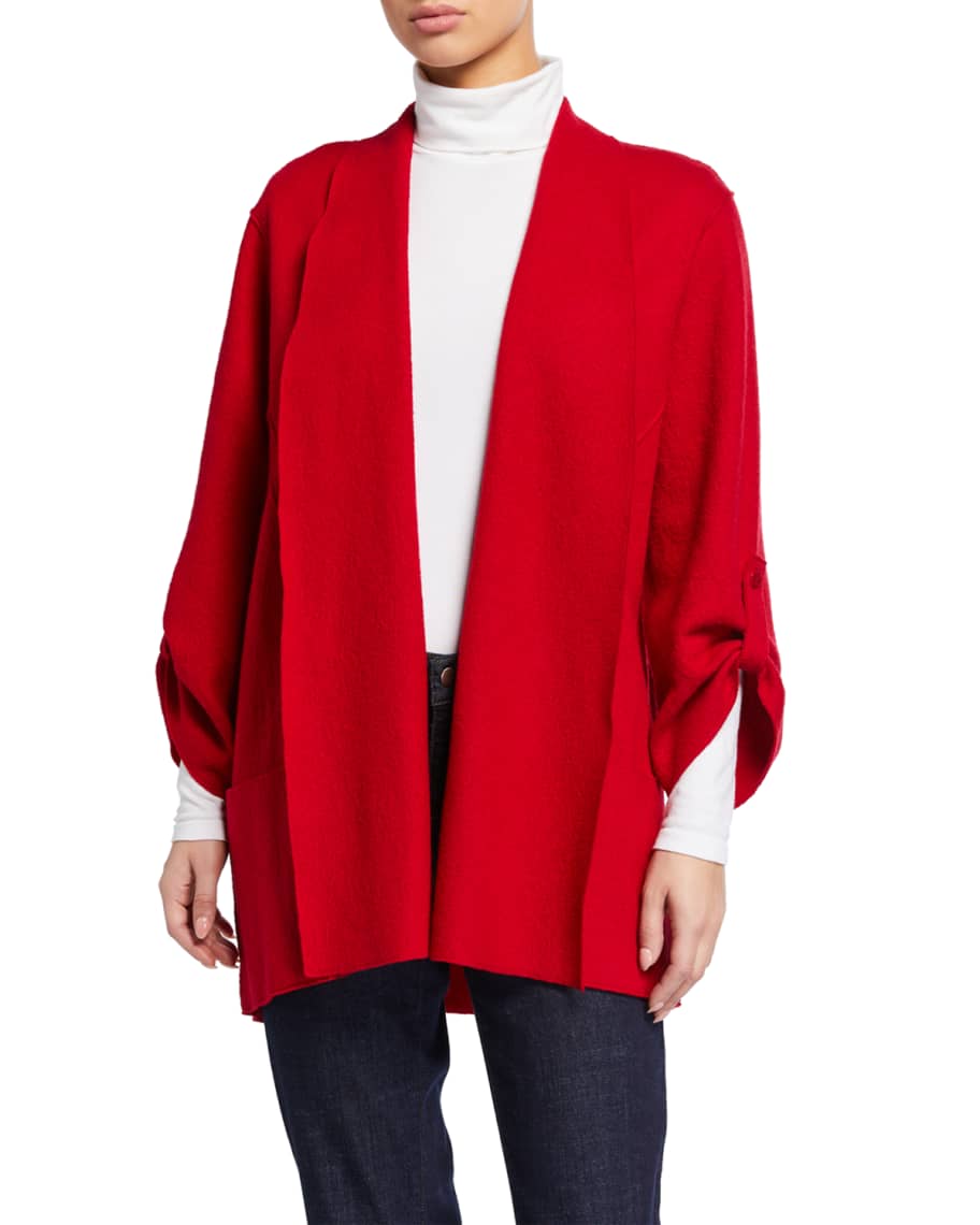 Eileen fisher lightweight clearance boiled wool jacket