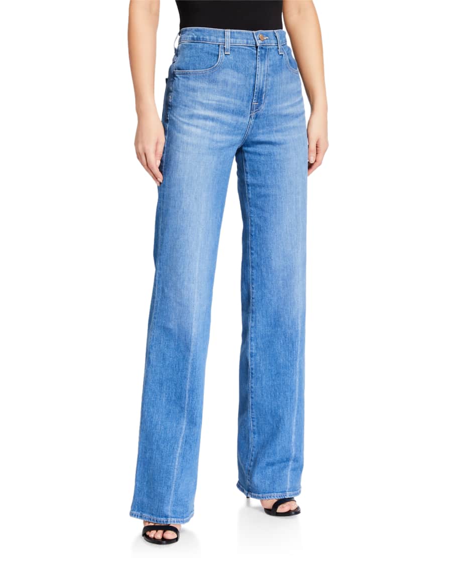 J Brand Joan High-Rise Wide-Leg Jeans | Neiman Marcus