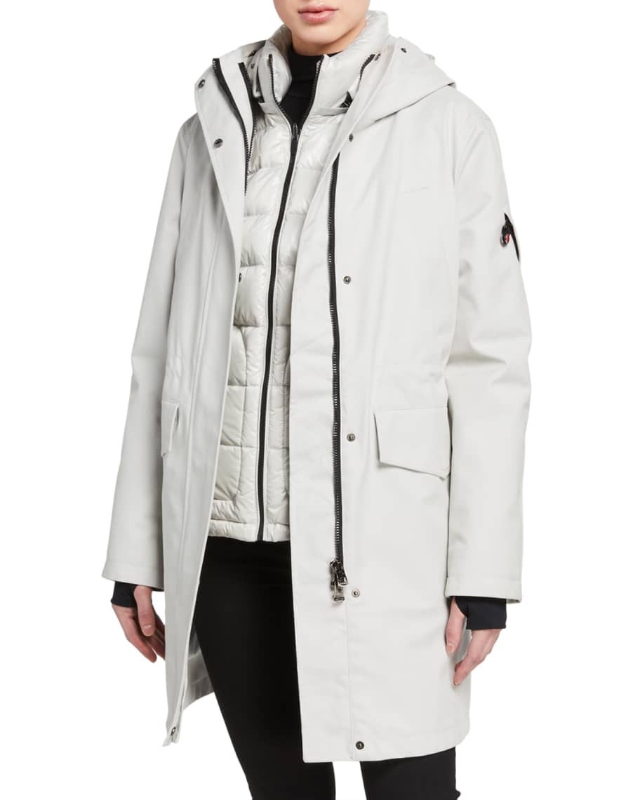 49 Winters 2 Piece Tailored Down Long Parka Gray Neiman Marcus