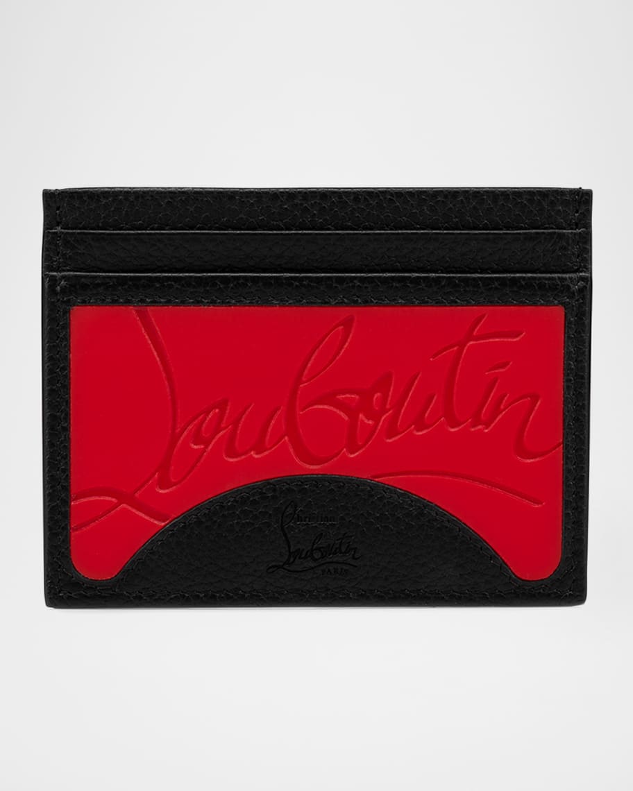 Christian Louboutin Men's Kios Red Sole Empire Card Case | Neiman