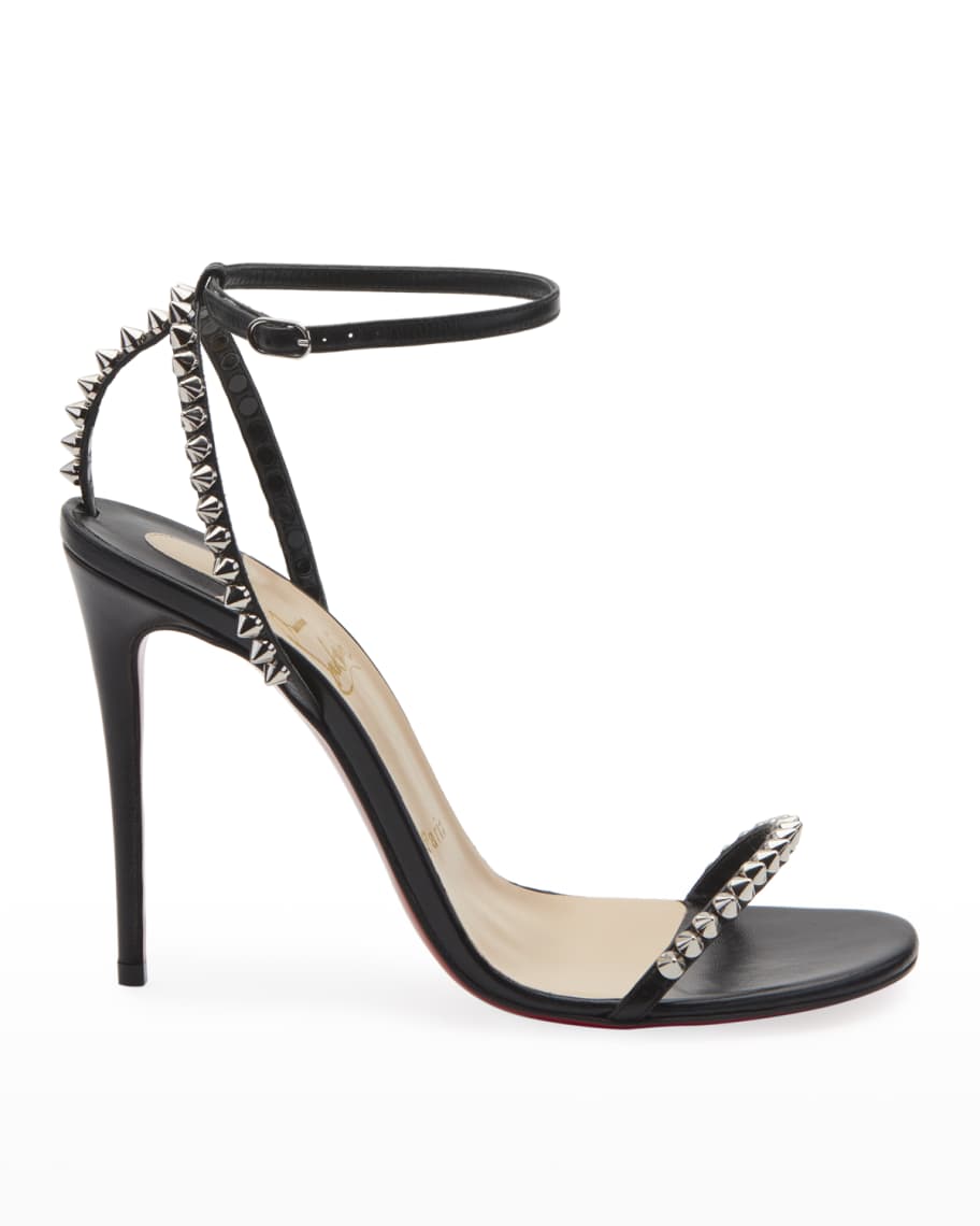 Christian Louboutin So Me Spike Red Sole Sandals | Neiman Marcus