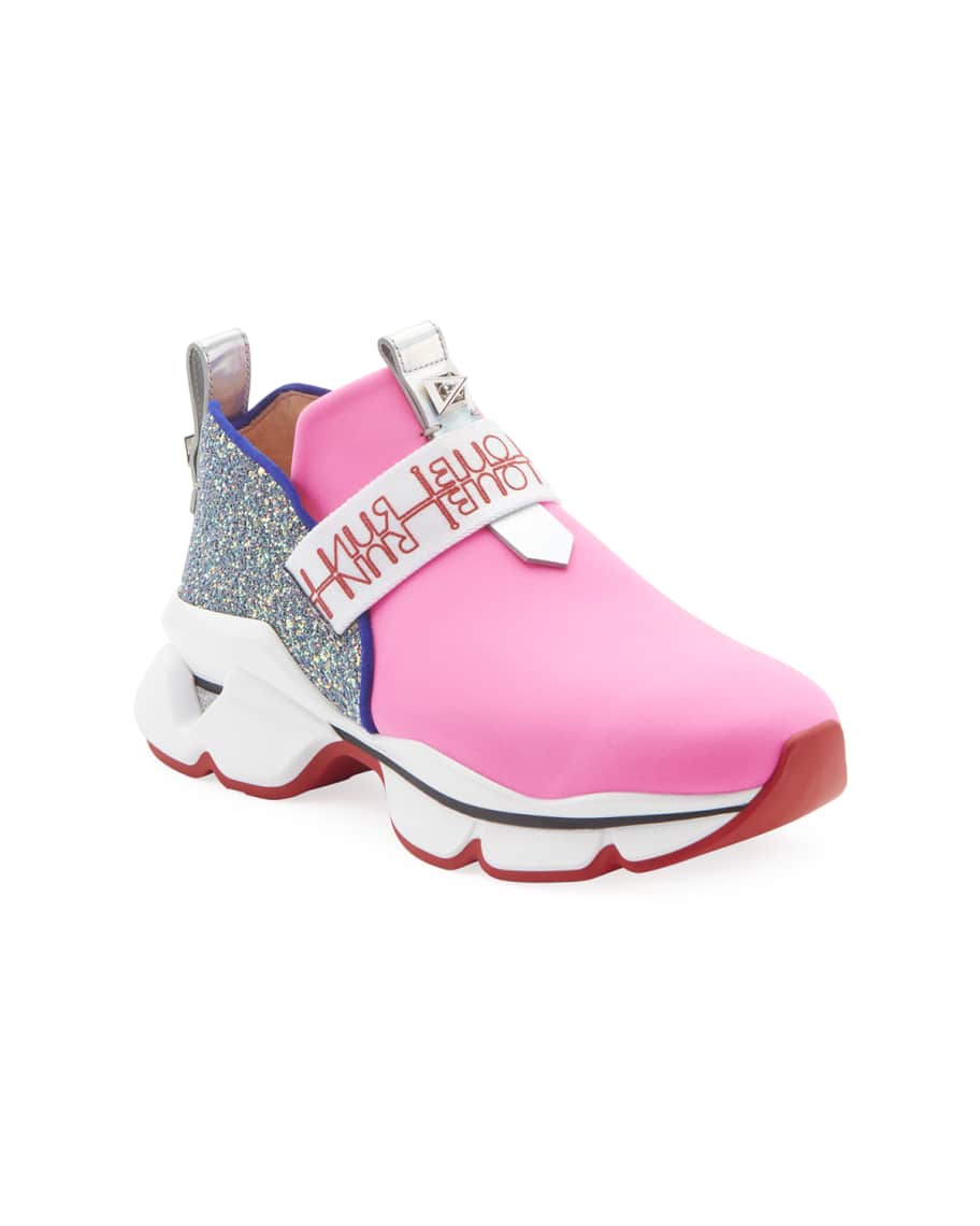 Lipsy run glitter red sole sneakers Clearance