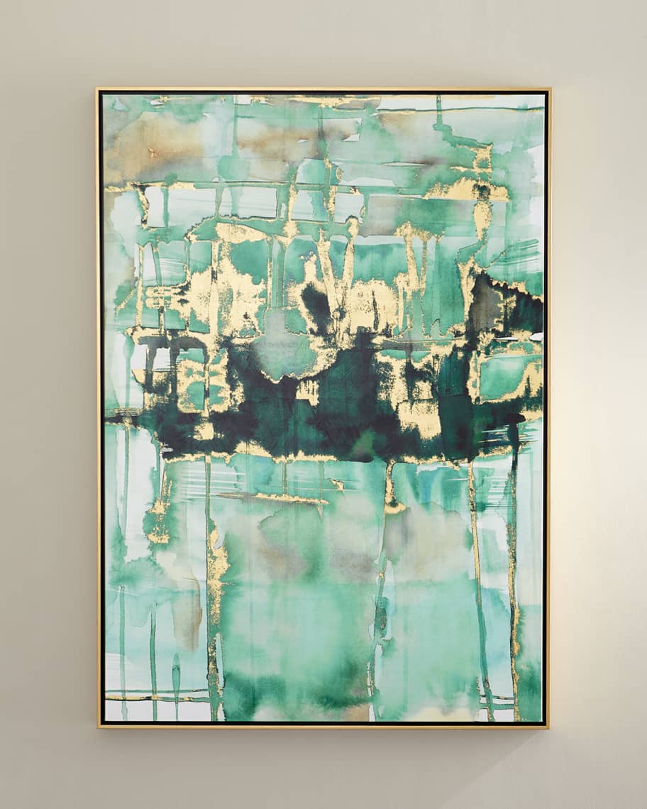 'Velvet Green' Wall Art Neiman Marcus