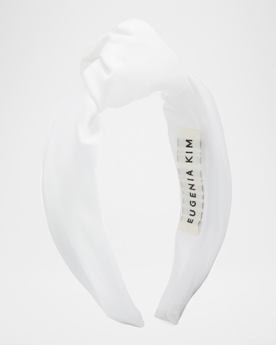 Eugenia Kim Karyn Knotted Satin Headband | Neiman Marcus display picture 2