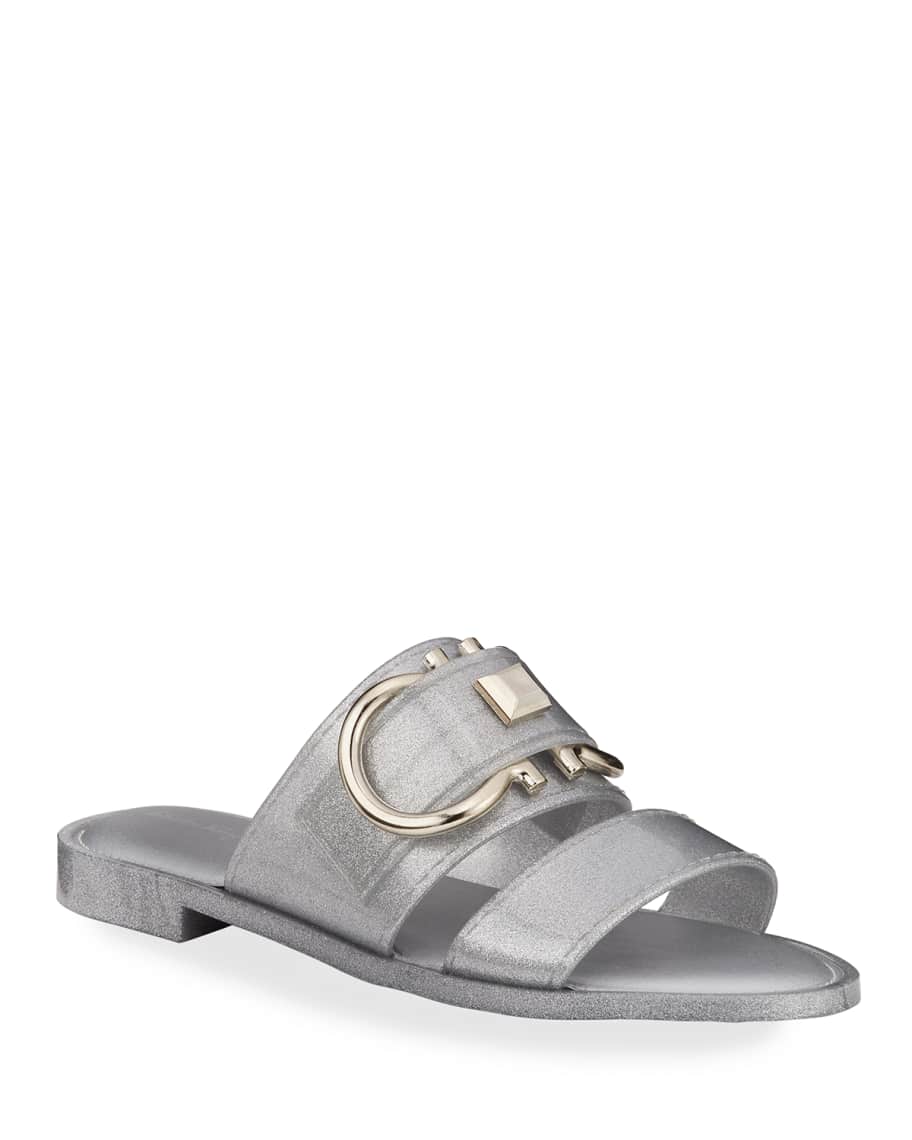 Logo metallic jelly slide outlet