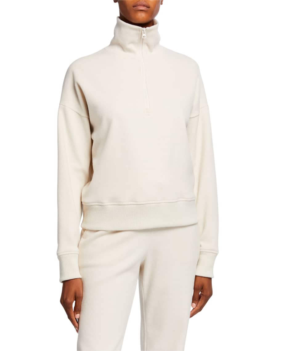 Vince Cozy Half Zip Pullover Sweatshirt Neiman Marcus