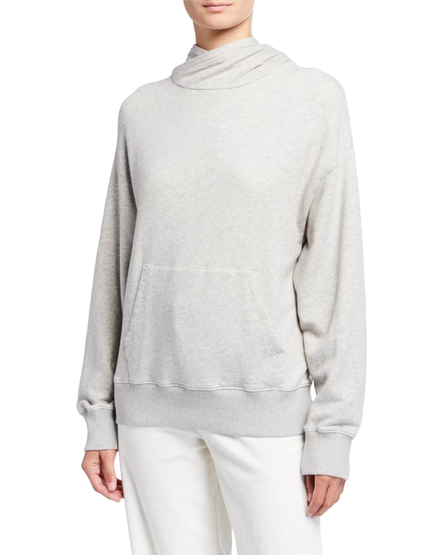 Vince Crossover Hoodie Sweatshirt | Neiman Marcus